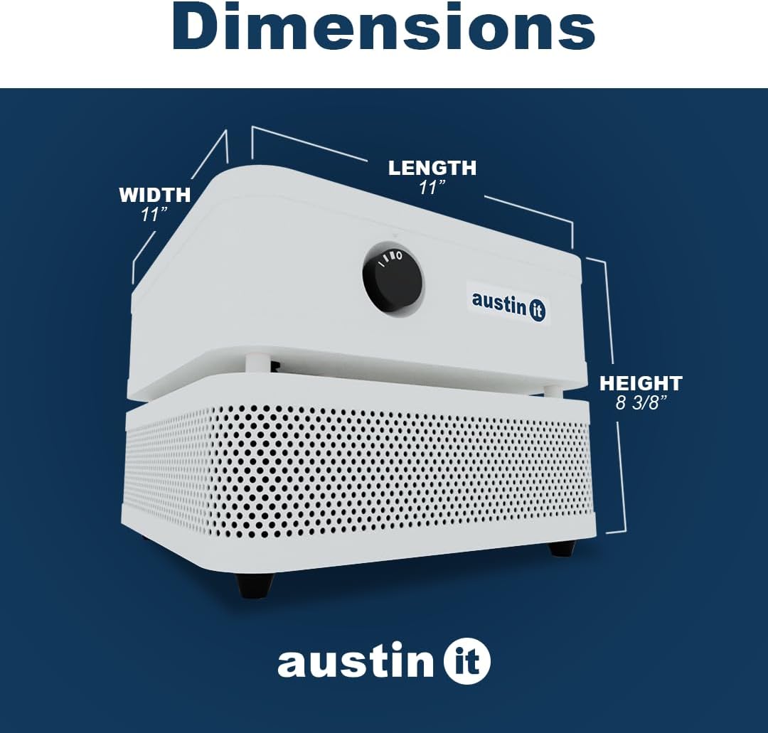 Austin Air it Personal Air Purifier - Sleek Allergy Air Purifier for Office & Room - Capturesf