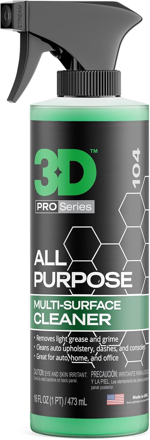 3D All Purpose Cleaner – High-Performance Interior & Exterior Car Cleaner for Vinyl, Leather