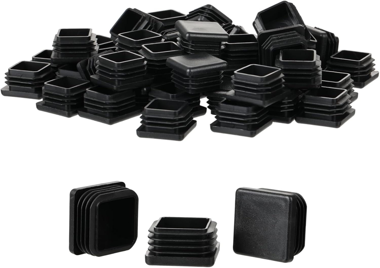 Furnigear Plastic Plugs Tubing End Cap Chair End Caps Outside Bottom Tubing Caps Square Furniture