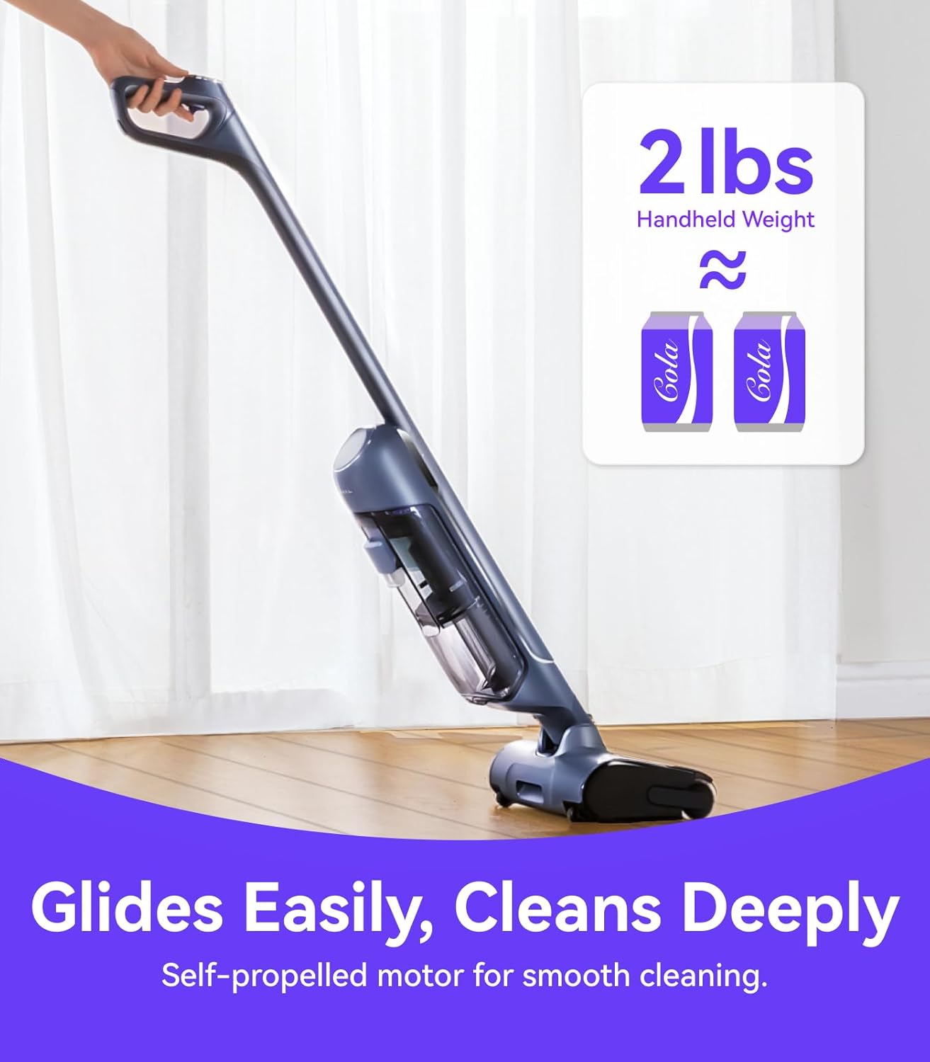 NARWAL S20 Pro Cordless Vacuum Mop with Self-Cleaning, Wet Dry Vacuum Cleaner for Hard Floors