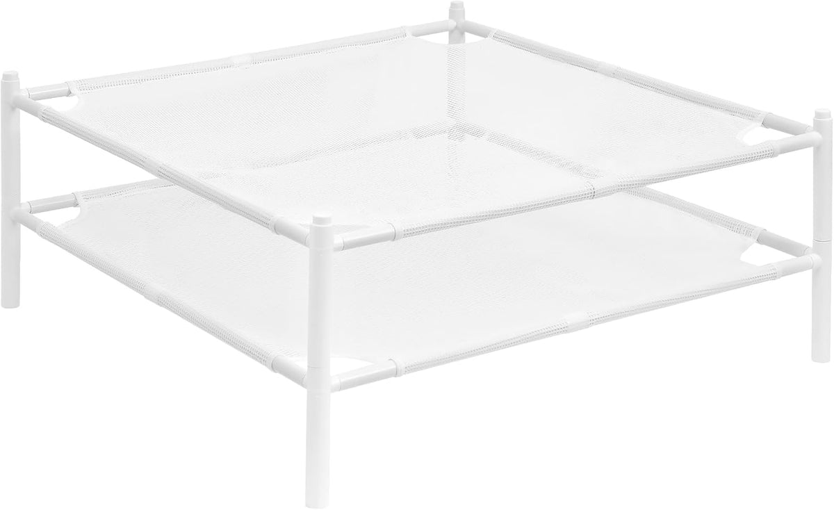 STORAGE MANIAC Sweater Drying Rack, Mesh Clothes Drying Rack, Stackable Laundry Drying Rack, Lay