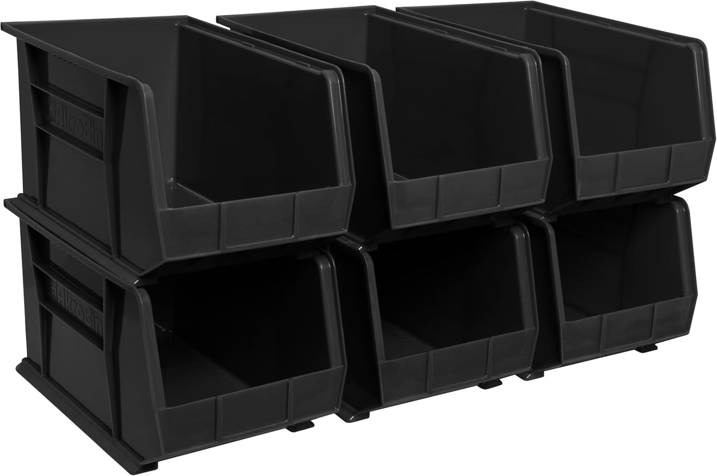 Akro-Mils 30260 AkroBins Plastic Storage Bins, Space-Saving Stackable Bins for Garage, Pantry