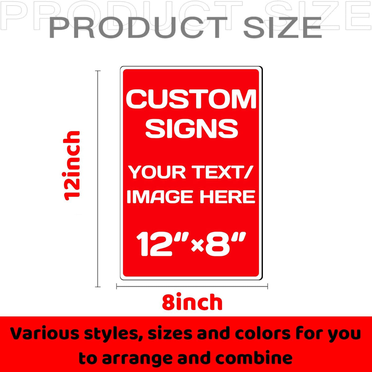 custom company signs,Aluminum Weatherproof Metal Sign Multiple Sizes Custom Personalized Text And