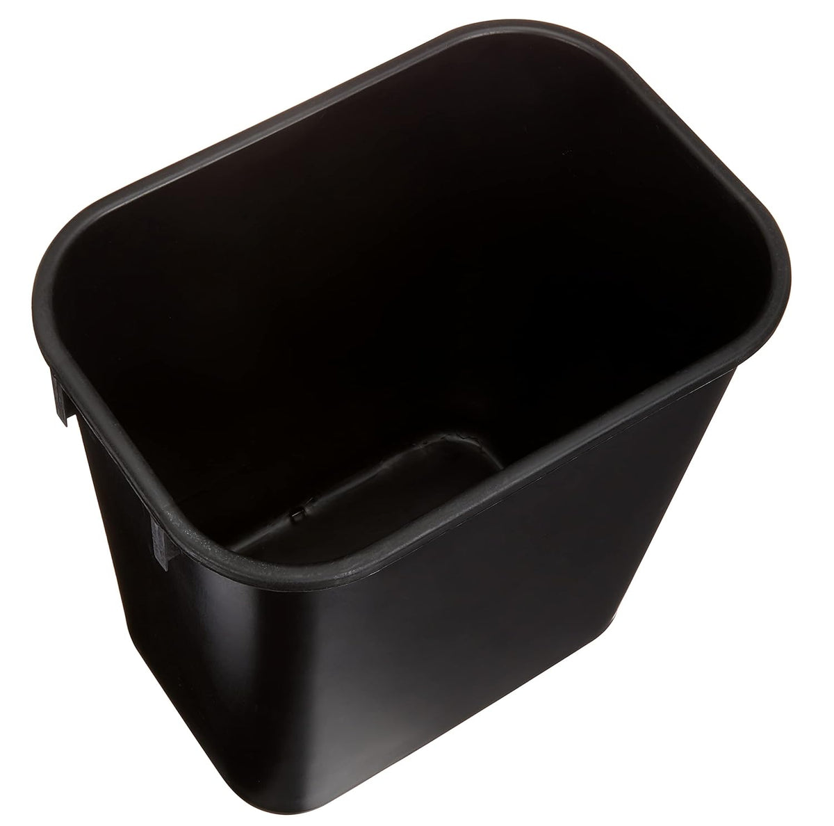 Amazon Basics Small Trash Can, Rectangular Commercial Office Wastebasket, 3 Gallon (Pack Of 6)
