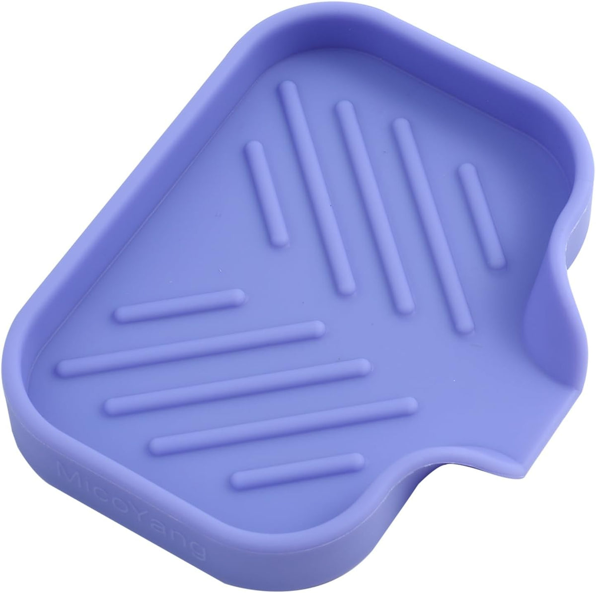 Silicone Bathroom Soap Dishes with Drain Spout-Bathroom and Kitchen Sink Organizer,Sponge
