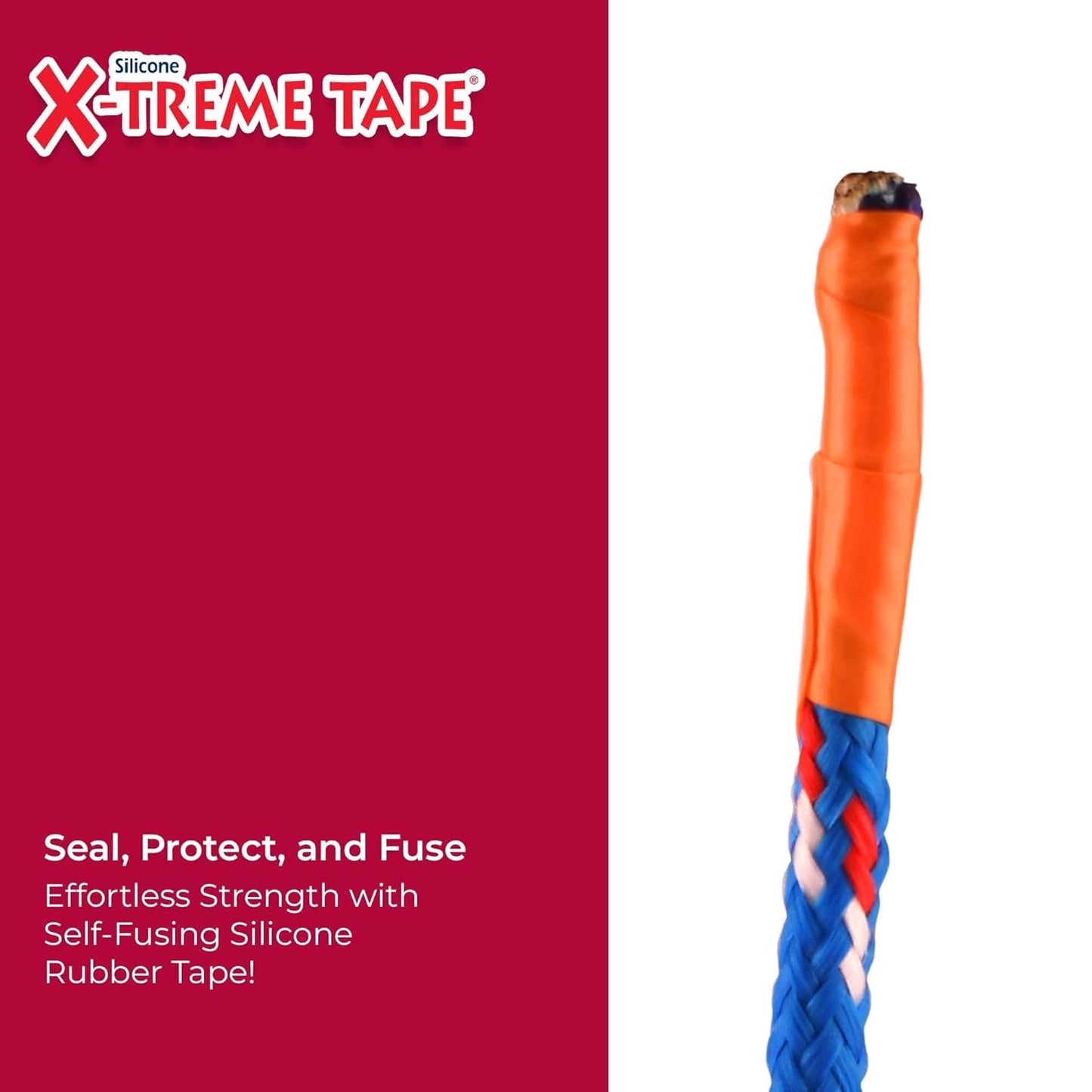 X-Treme Tape MOCAP Heavy Duty Electrical Tape, Self-Fusing Silicone Rubber, Waterproof & Insulating