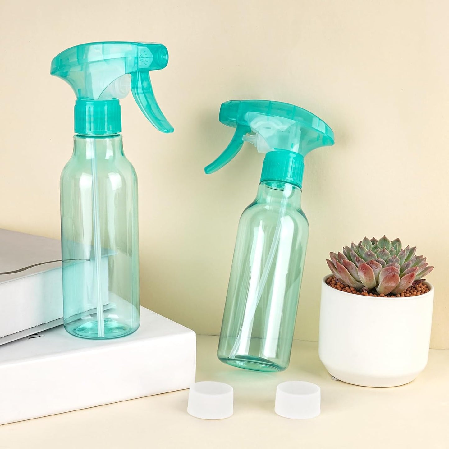 Cosywell Plastic Spray Bottles 8.8oz/260ml 2 Pack Refillable Container Empty Spray Bottle for