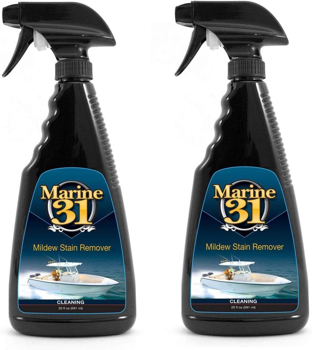 Marine 31 Mildew Stain Remover & Cleaner | Removes Stains from Boats, Homes, Patios, Bathrooms &
