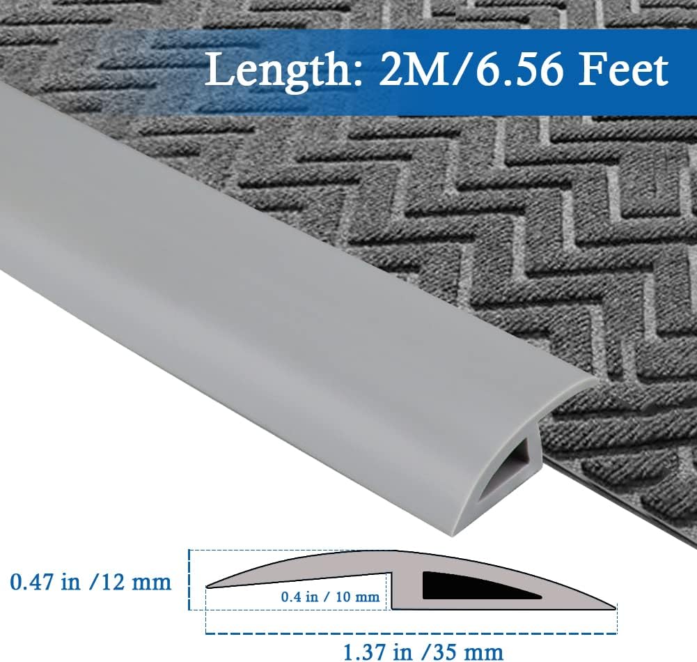 Floor Transition Strip Self Adhesive Carpet & Flooring Transitions Edging Trim Strip PVC Threshold