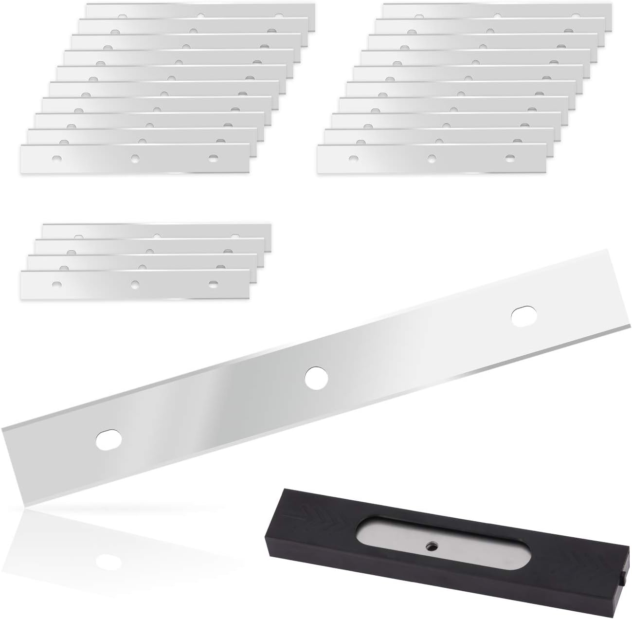 EHDIS 6 inch Razor Blades Paint Scraper Replacement Stainless Steel Blades for Window Scrapers