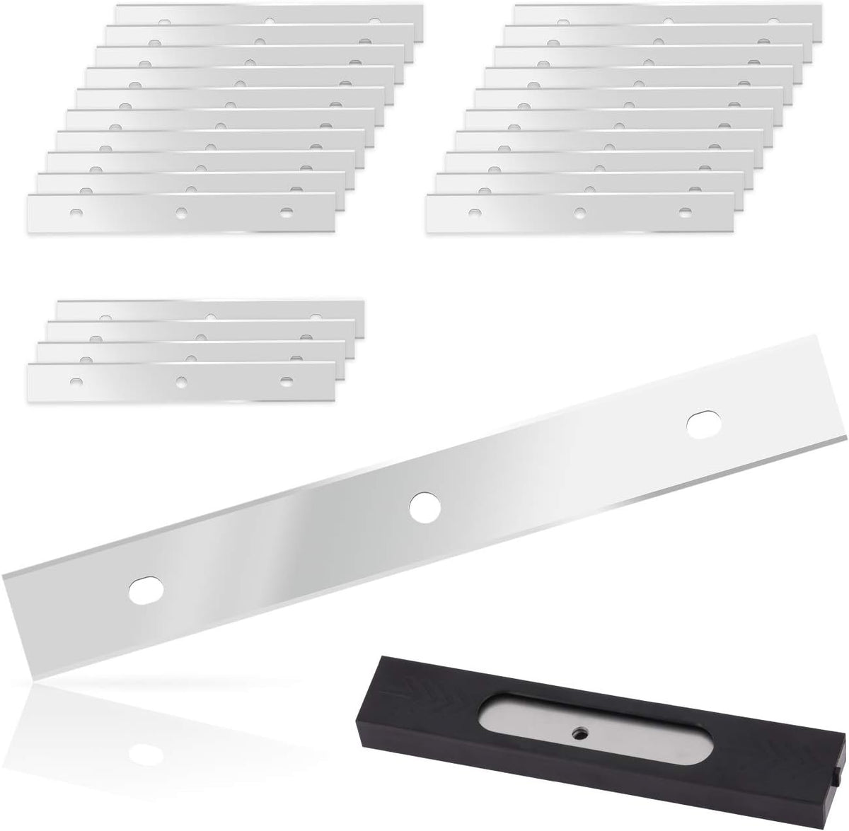 EHDIS 6 inch Razor Blades Paint Scraper Replacement Stainless Steel Blades for Window Scrapers