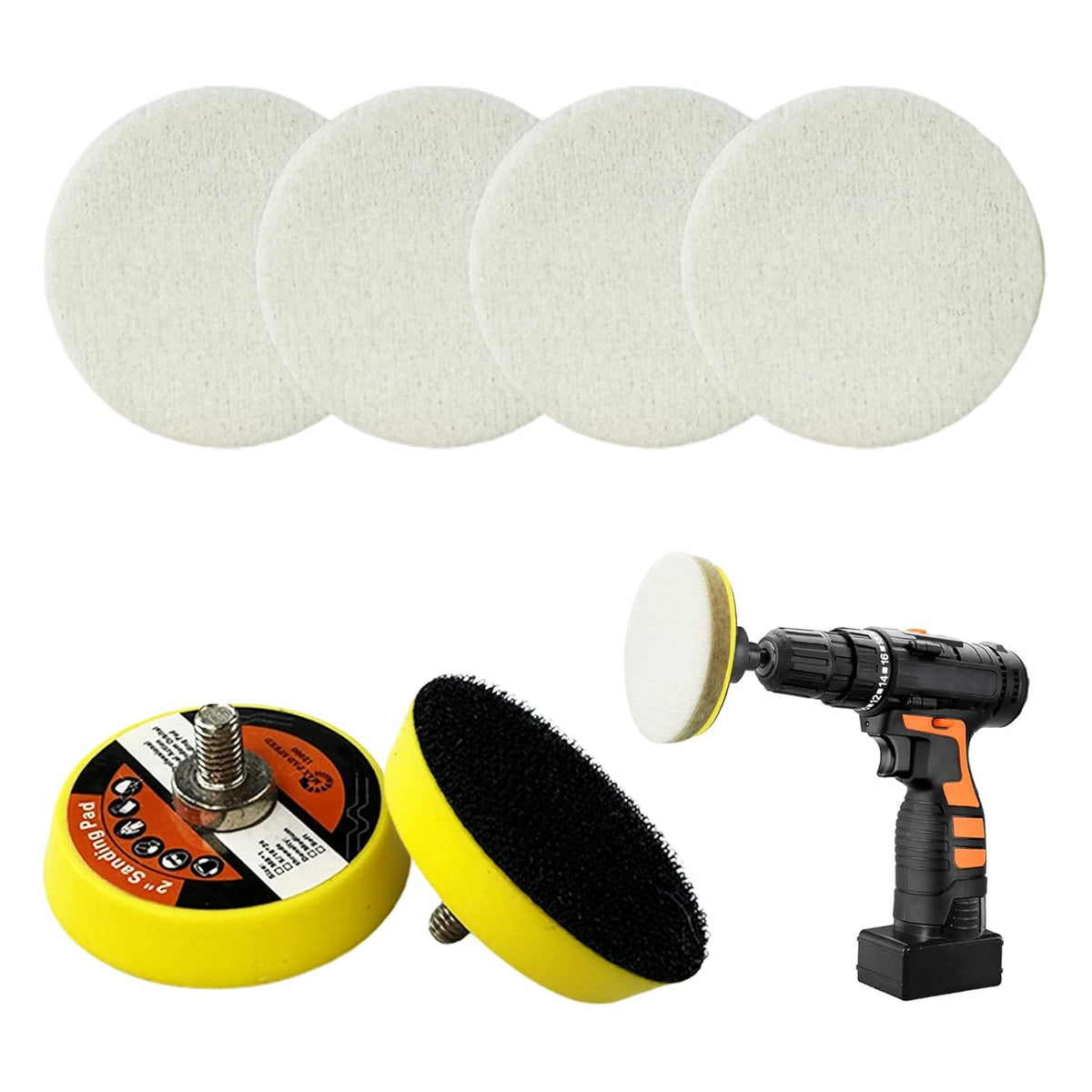 34Pcs Glass Polishing Kit, Multifunctional Scratch Remover Window Repair Tool for Window Repair