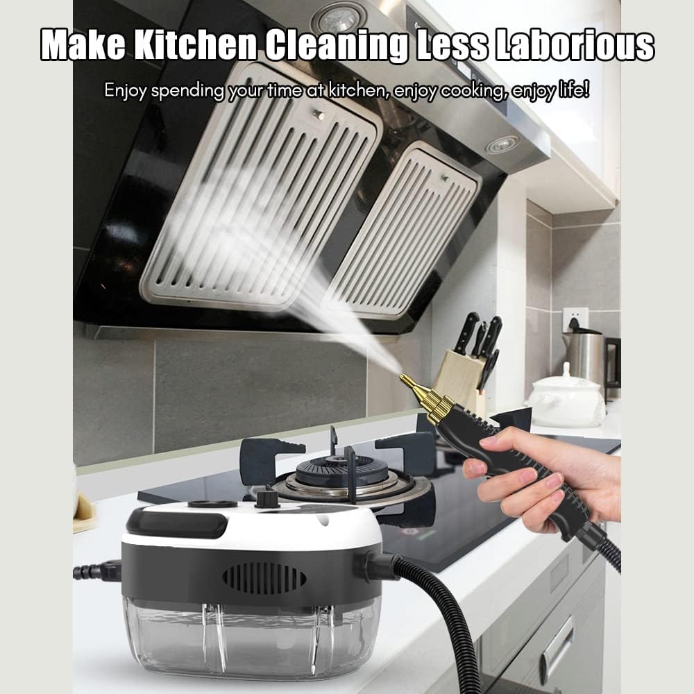 2500W Portable Handheld Steam Cleaner, High Temperature Pressurized Steam Cleaning Machine with