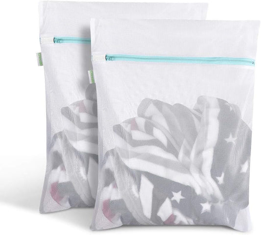 OTraki Mesh Washing Bags for Laundry 2 Pack 16 x 20 Inch Medium Mesh Bag Laundry Washer Delicates
