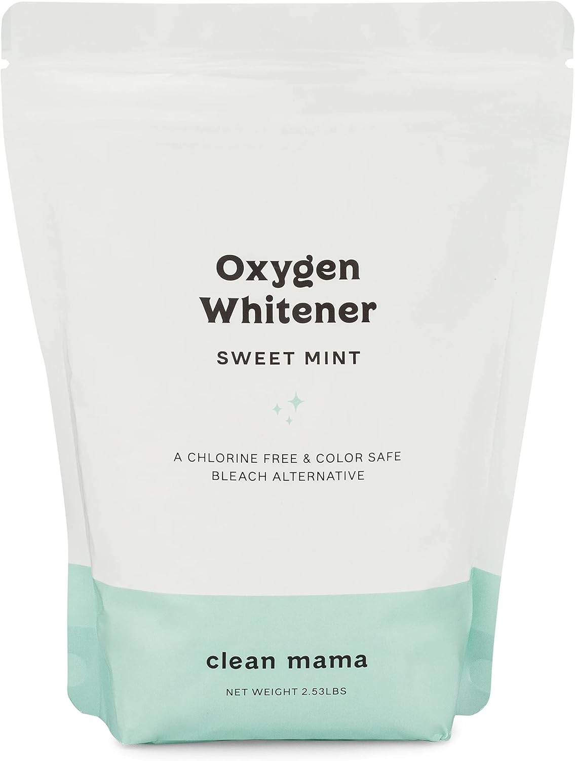 Clean Mama Natural Oxygen Whitener and Stain Remover - Color-Safe Natural Bleach Alternative
