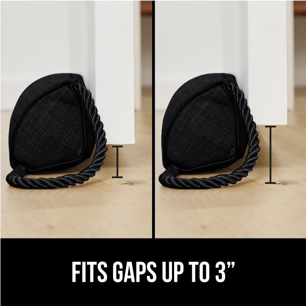 GORILLA GRIP Door Draft Stopper for Bottom of Doors, Weather Stripping Seal Blocks Hot Air, Noise