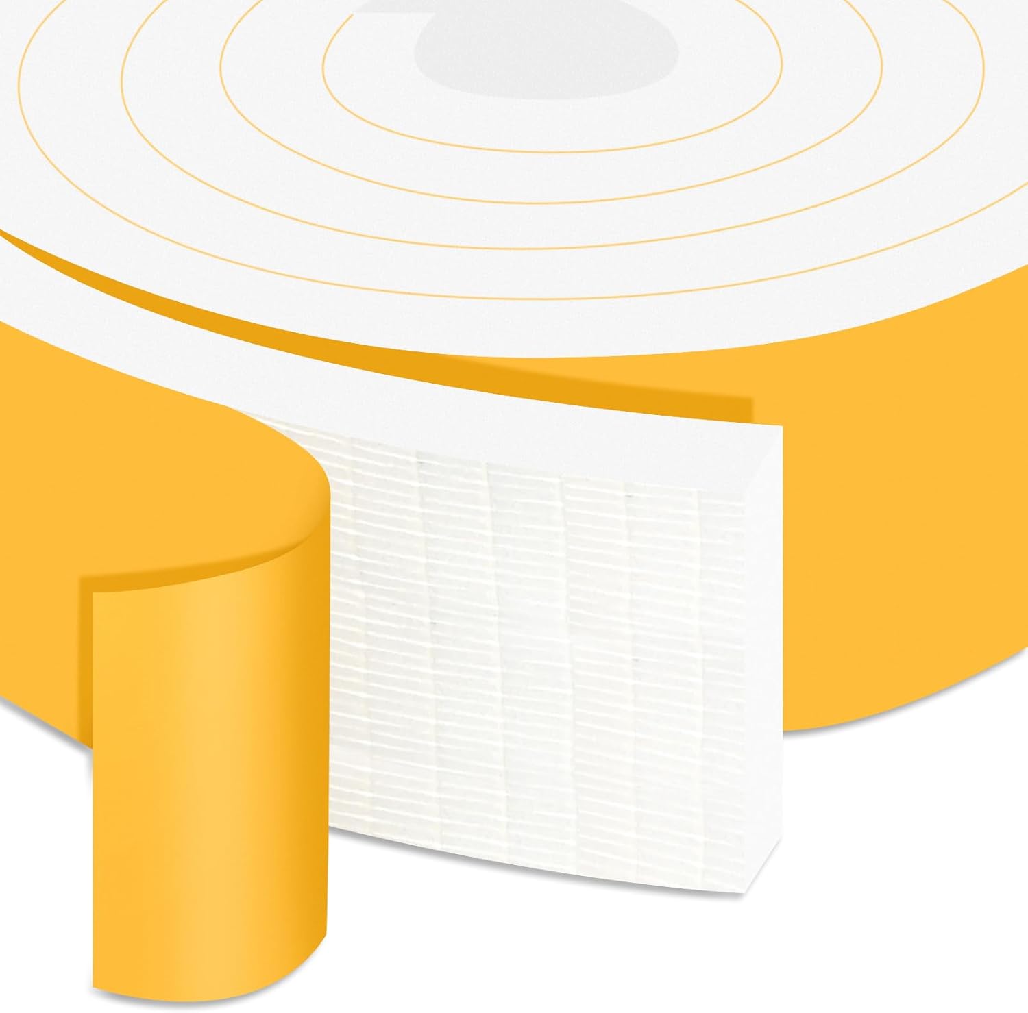 Weather Stripping Door Seal Strip, Strong Adhesive Foam Insulation Tape for Doors and Windows