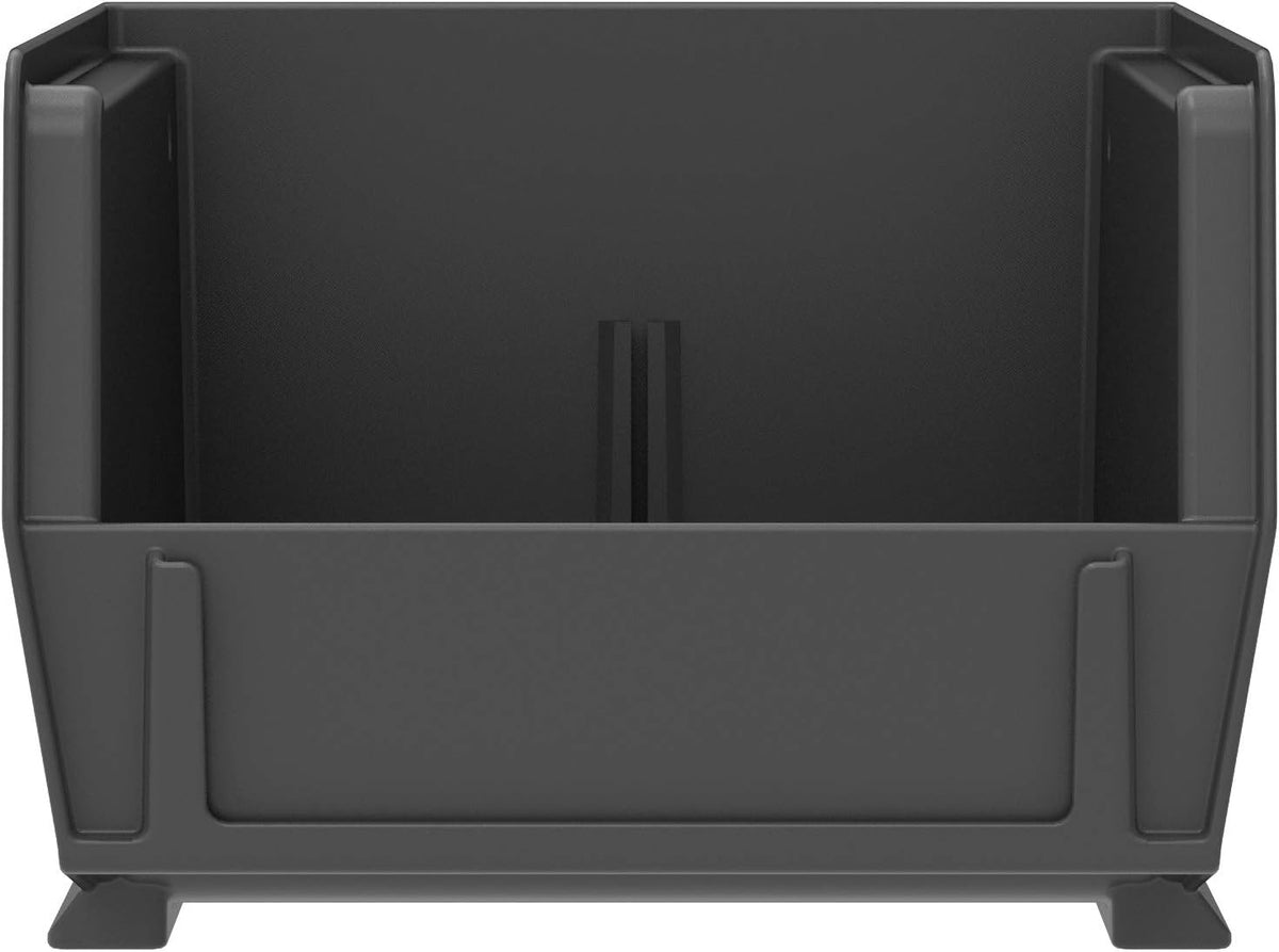 Akro-Mils 30210 AkroBins Plastic Storage Bins, Space-Saving Stackable Bins for Garage, Pantry