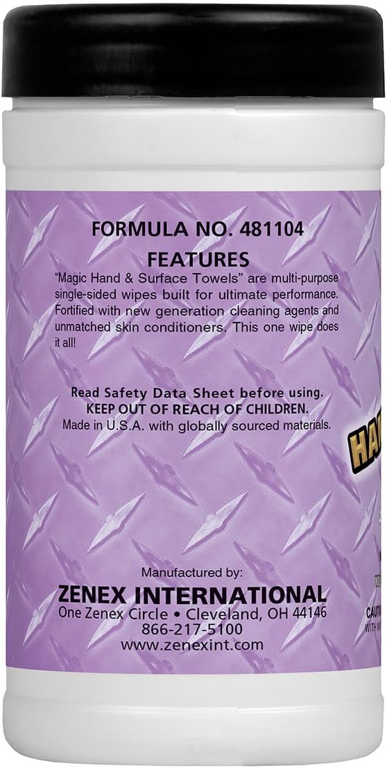 Magic Heavy Duty Cleaning Wipes - Single Sided Hand & Surface Shop Towels | Professional-grade