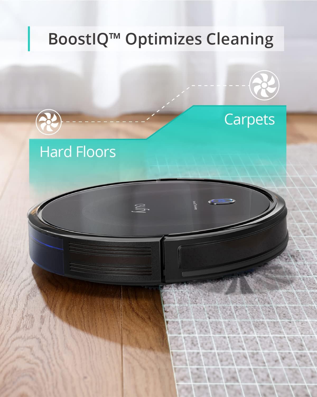 eufy Robot Vacuum 11S MAX, Super Thin, Powerful Suction, Quiet, Self-Charging Robotic Vacuum