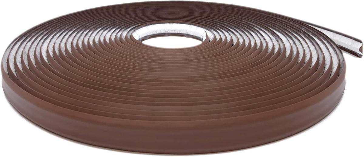 InstaTrim The Original Flexible Trim - 50ft Dark Brown 3/4" Wide Caulk Tape - Adhesive Trim with