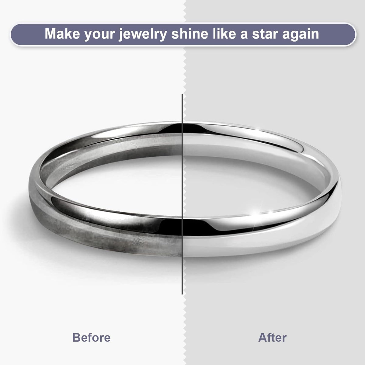 Jewelry Cleaning and Polishing Cloth, 100% Pure Cotton Silver Polishing Cloth for Sterling Silver &