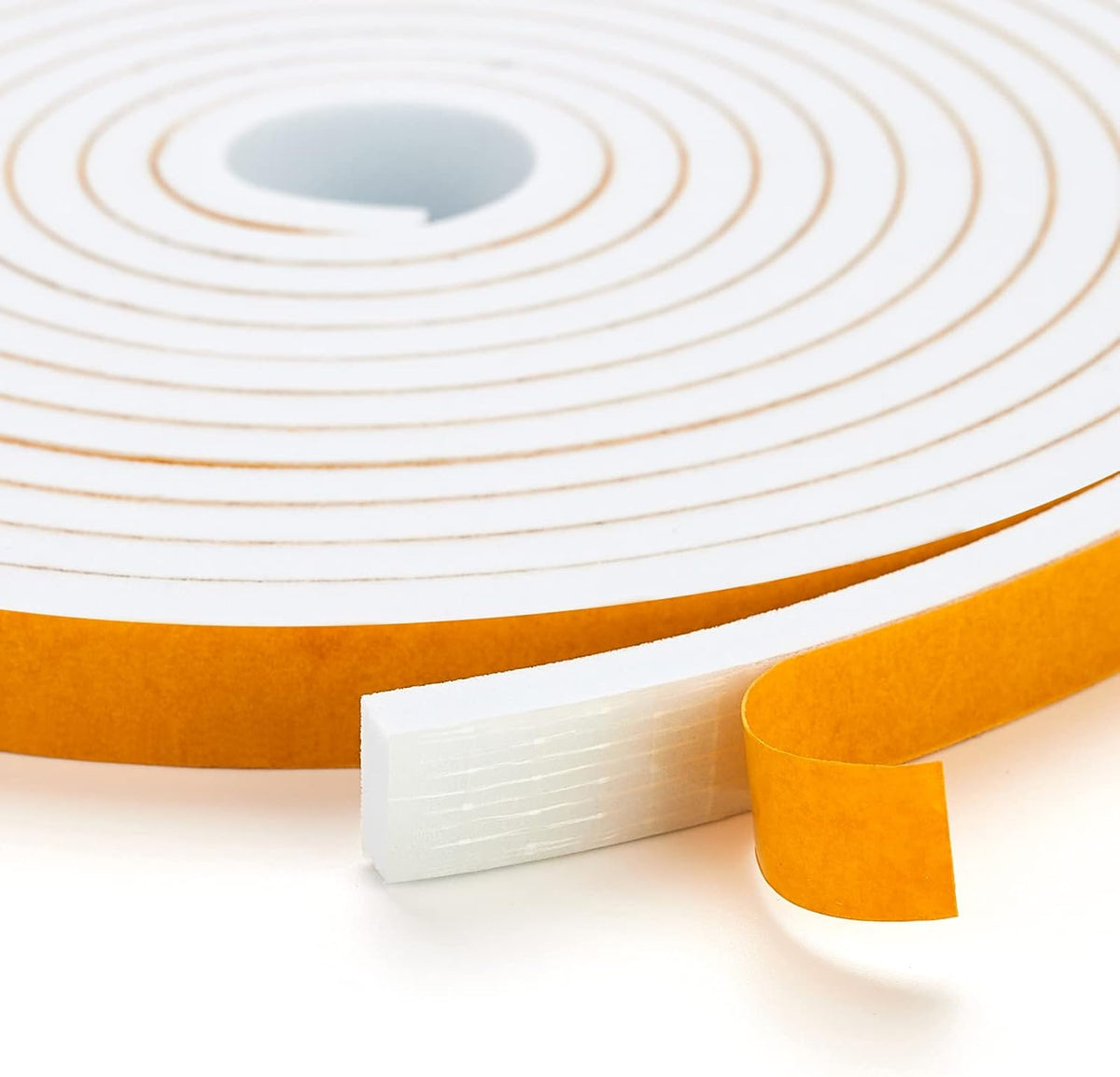 33 Feet Weather Stripping Door Seal, 1/2" Wide X 1/16" Thick Door Seal Strip High Density Foam Tape