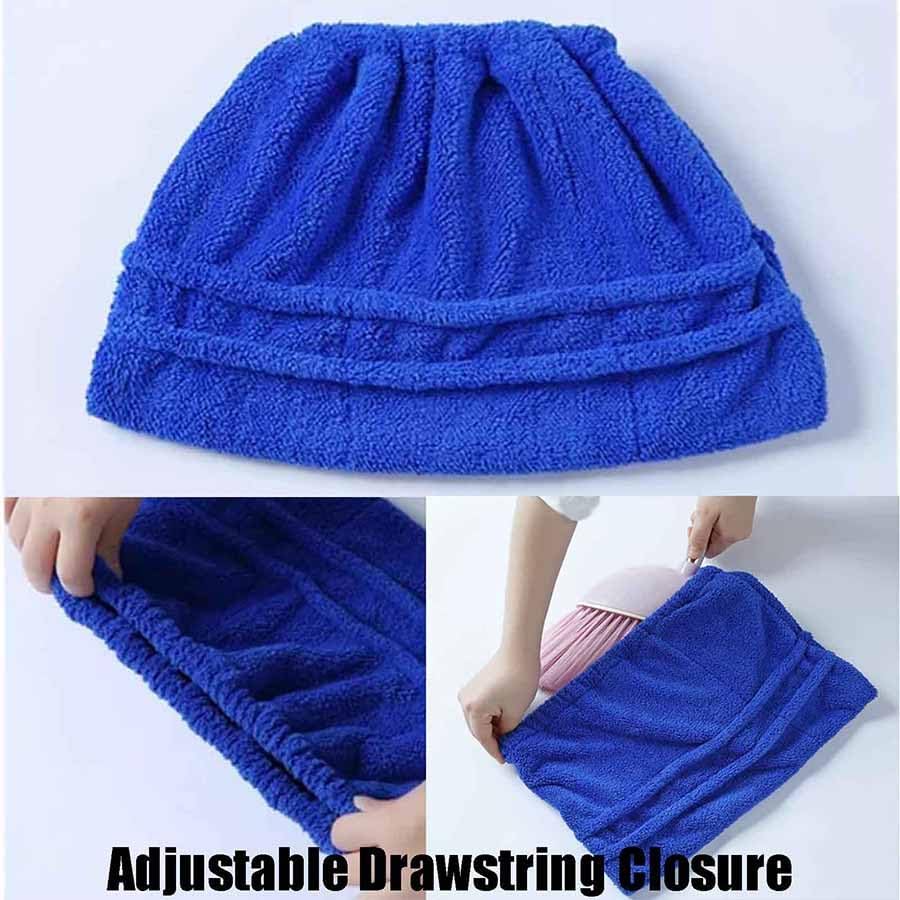 Icexeco Lazy Broom Cover Cloth, Multifunctional Lazy Brooms Cover, Washable Reusable Microfiber