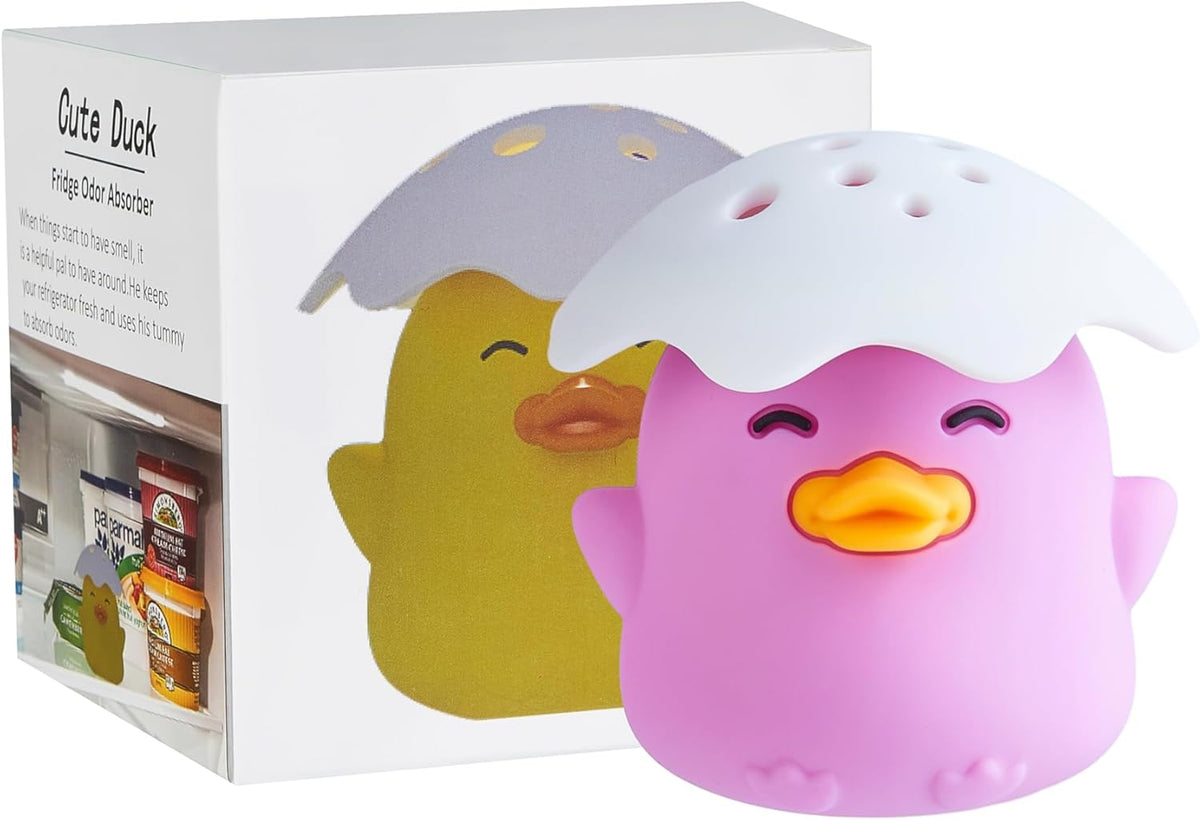 Duck Refrigerator Baking Soda Deodorizer Holder, Odor Absorber and Eliminator, Can Absorb Odor