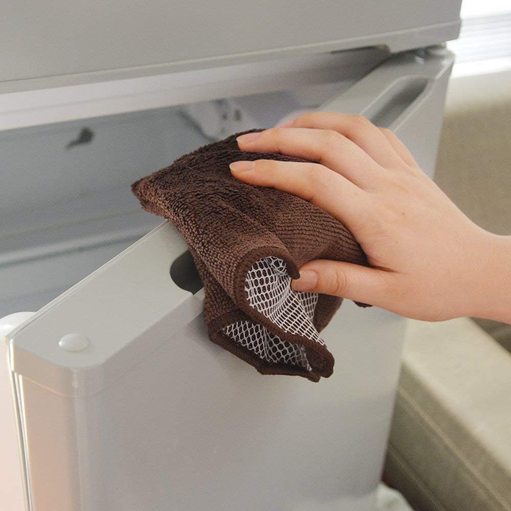 KinHwa Kitchen Washcloths for Dishes Absorbent Microfiber Dish Cloths Quick Dry Dish Rags with Poly