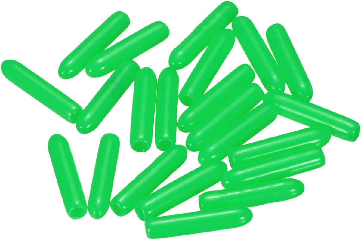 uxcell 20pcs Rubber End Caps 2mm ID Vinyl PVC Round Tube Bolt Cap Cover Screw Thread Protectors