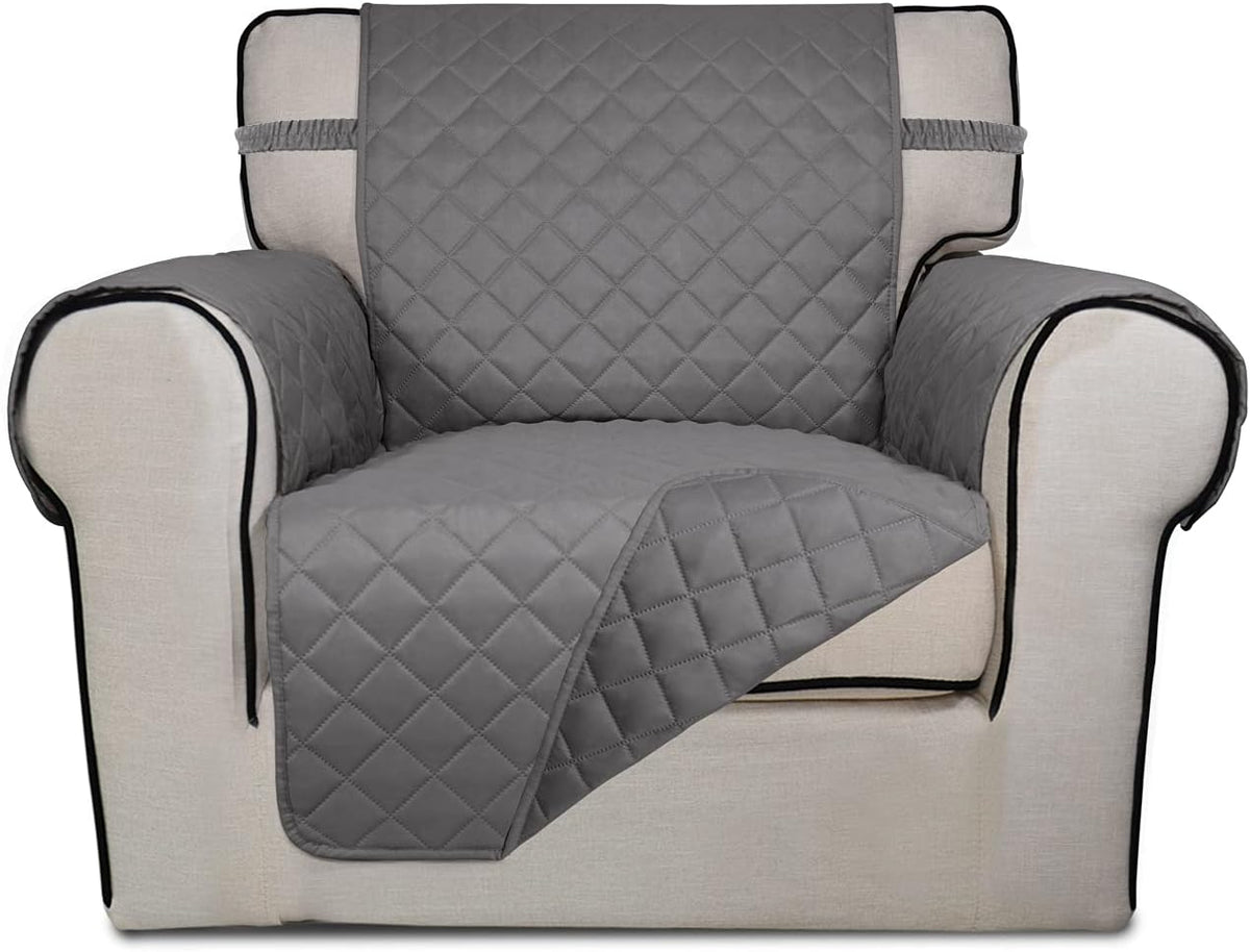 PureFit Reversible Quilted Sofa Cover, Water Resistant Slipcover Furniture Protector, Washable
