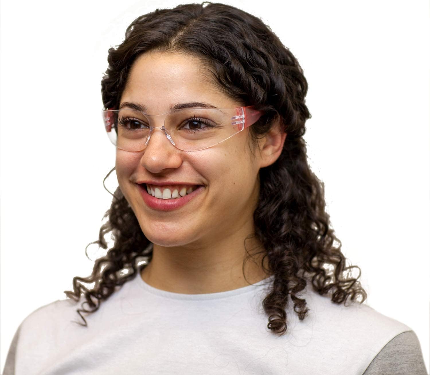 BISON LIFE Safety Glasses - Scratch Resistant Wrap Around Eyewear, Polycarbonate ANSI Z87.1 Impact