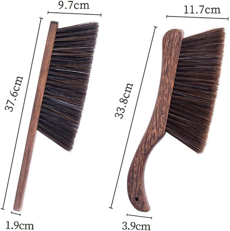 2PCS Hand Broom Cleaning Brushes-Soft Bristles Dusting Brush for Cleaning