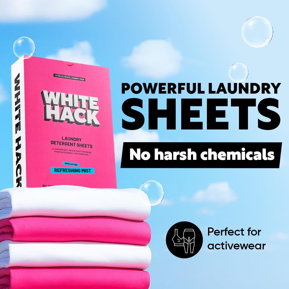 Laundry Detergent Sheets | Clothes Detergent Laundry Soap Sheets for Travel - Mess-Free, Ultra