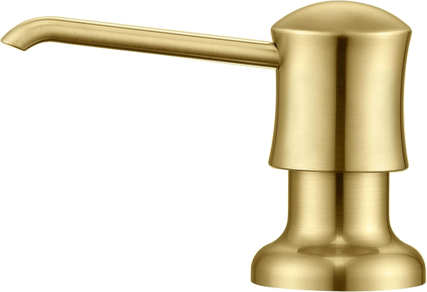 Brushed Gold Sink Soap Dispenser for Kitchen Sink (Gold Brushed),Dish & Hand Liquid Soap