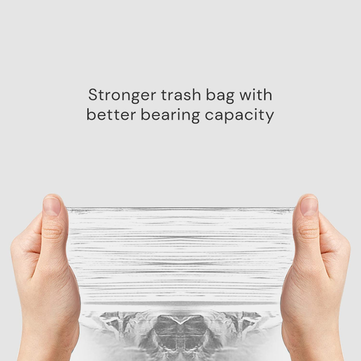TOWNEW T Air One Official Refill Rings for Smart Bathroom Trash Can, Sturdy Trash Bags for Electric