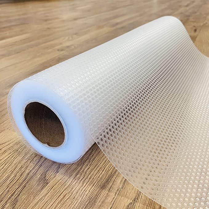 EVALAND 23.6" x 20 FT Non-Slip Shelf Liner, Non-Adhesive, BPA-Free, Waterproof Pantry Liner for