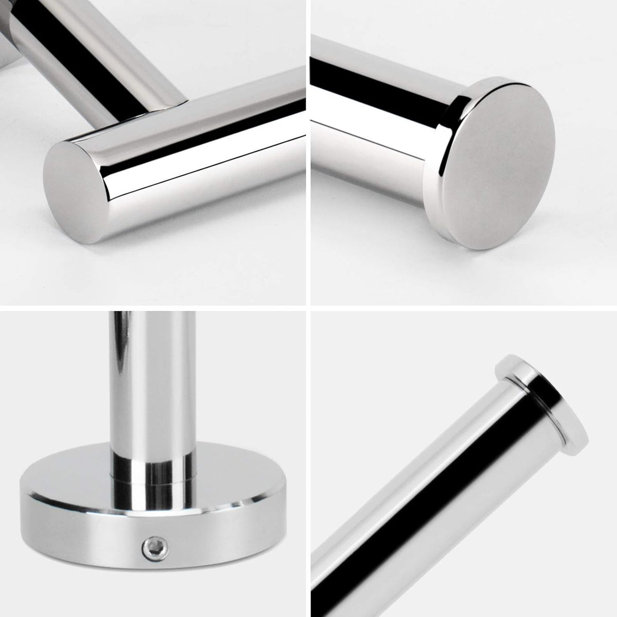 NearMoon Bathroom Toilet Paper Holder, Premium SUS304 Stainless Steel Rustproof Wall Mounted Toilet