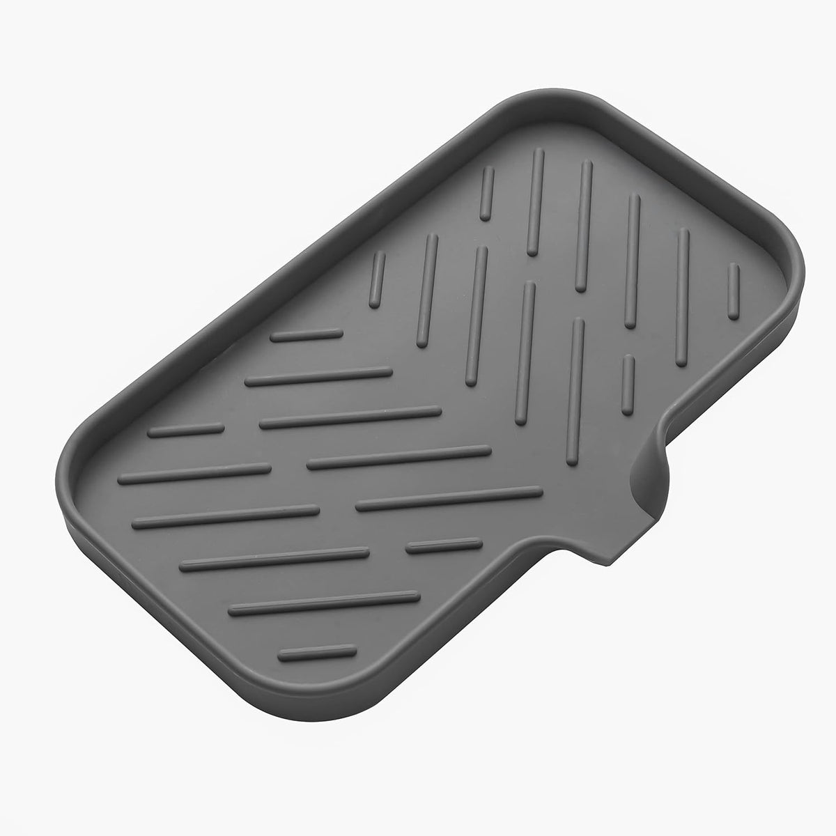 Silicone Bathroom Soap Dishes with Drain Spout-Bathroom and Kitchen Sink Organizer,Sponge