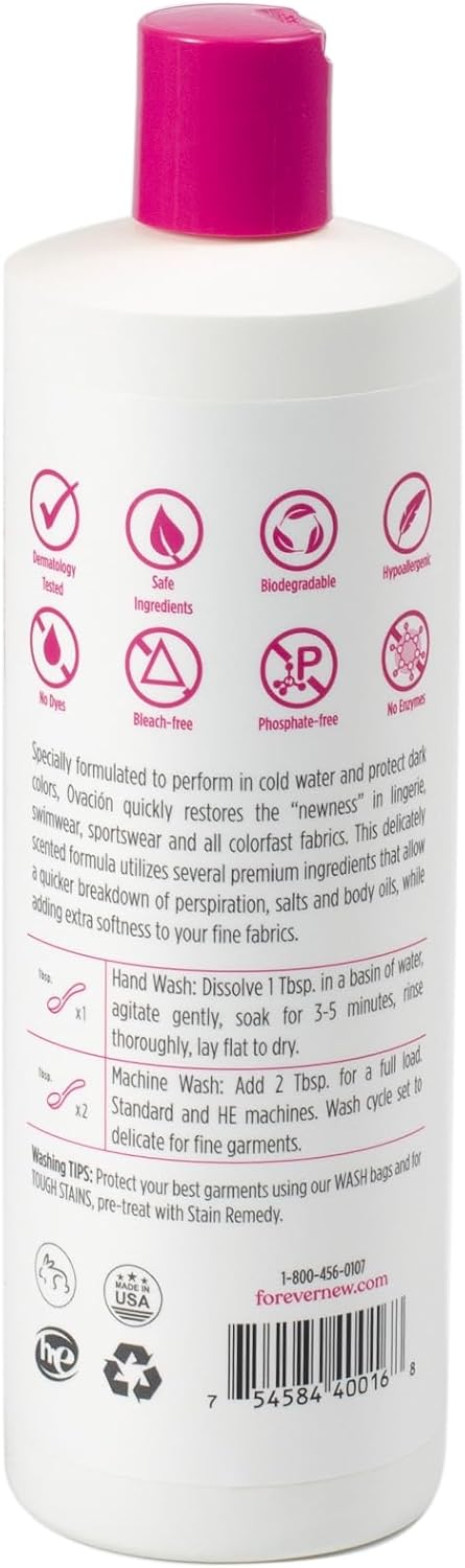 Ovacion by FOREVER NEW (2 pk) Liquid Laundry Detergent - Natural Fabric Care Wash - Scented, 16 Fl