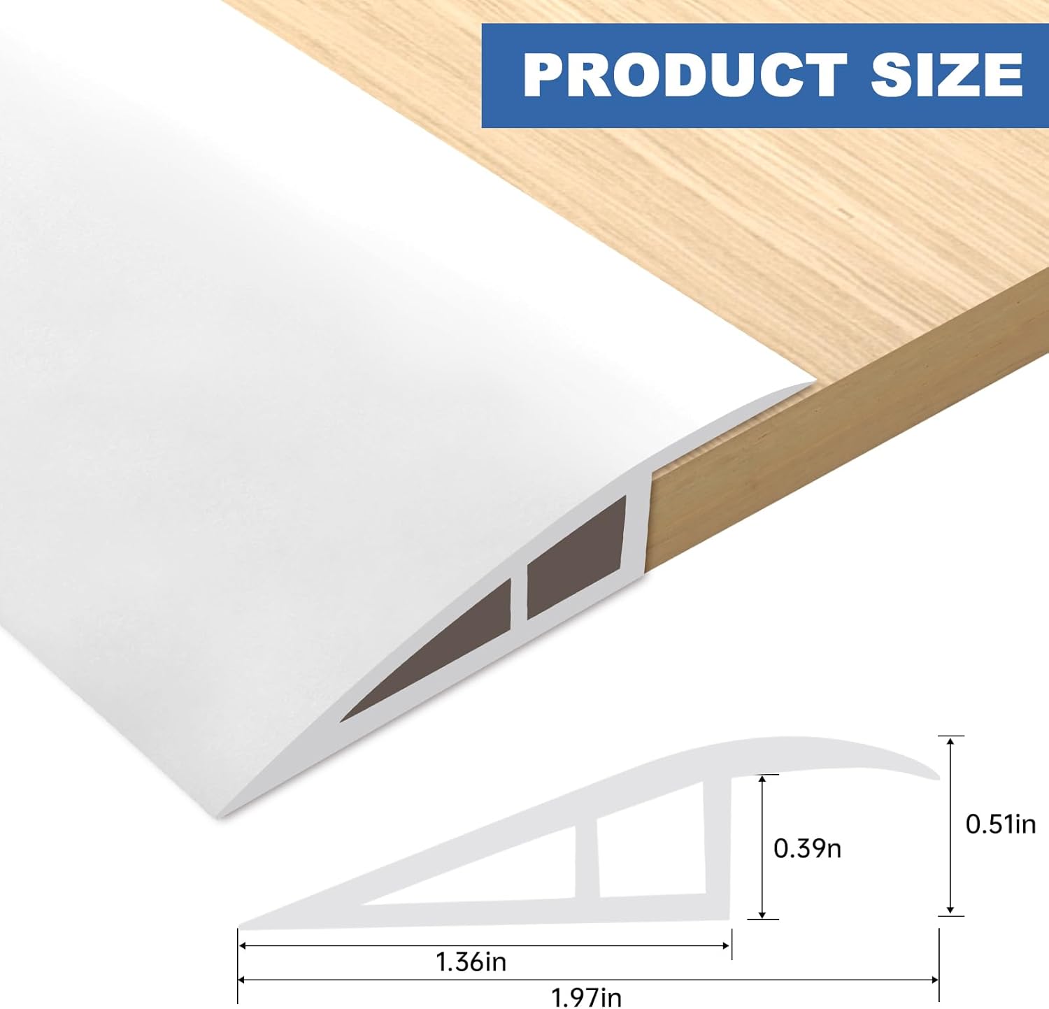 Vinyl Door Threshold Flooring Transition Strip Self Adhesive Carpet Edging Strip for Laminate