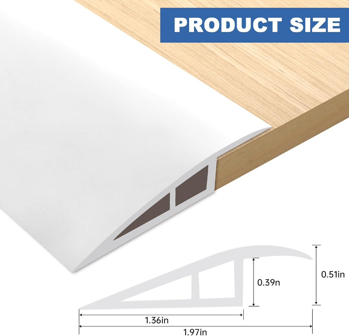 Vinyl Door Threshold Flooring Transition Strip Self Adhesive Carpet Edging Strip for Laminate