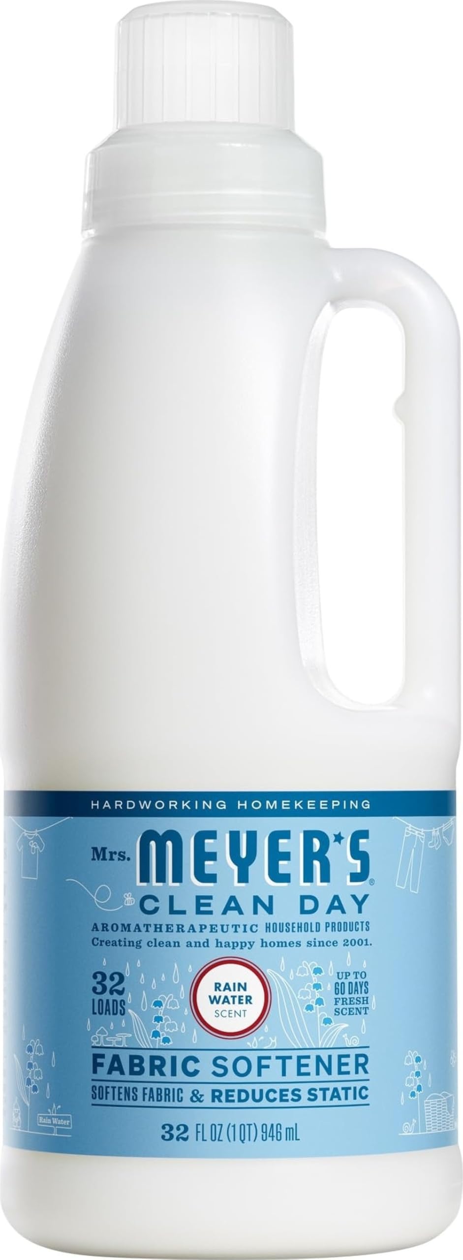 MRS. MEYER'S CLEAN DAY Liquid Fabric Softener, 32 fl oz