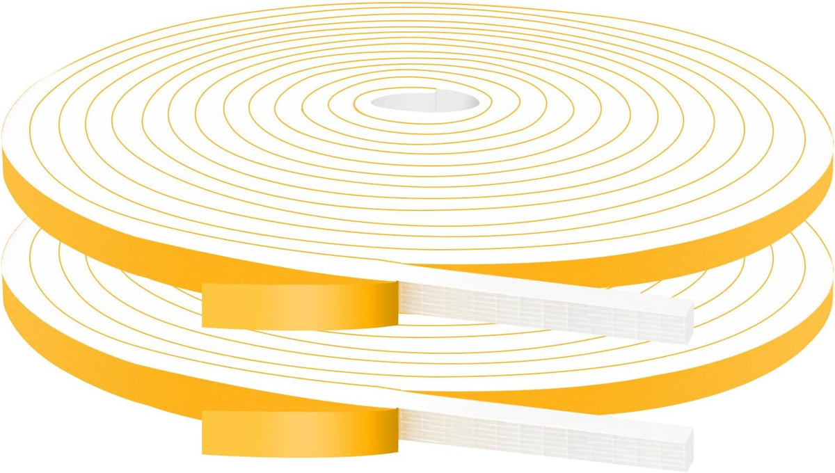Door Weather Stripping for Doors and Window, Window Insulation Door Seal Tape, Self Adhesive Foam