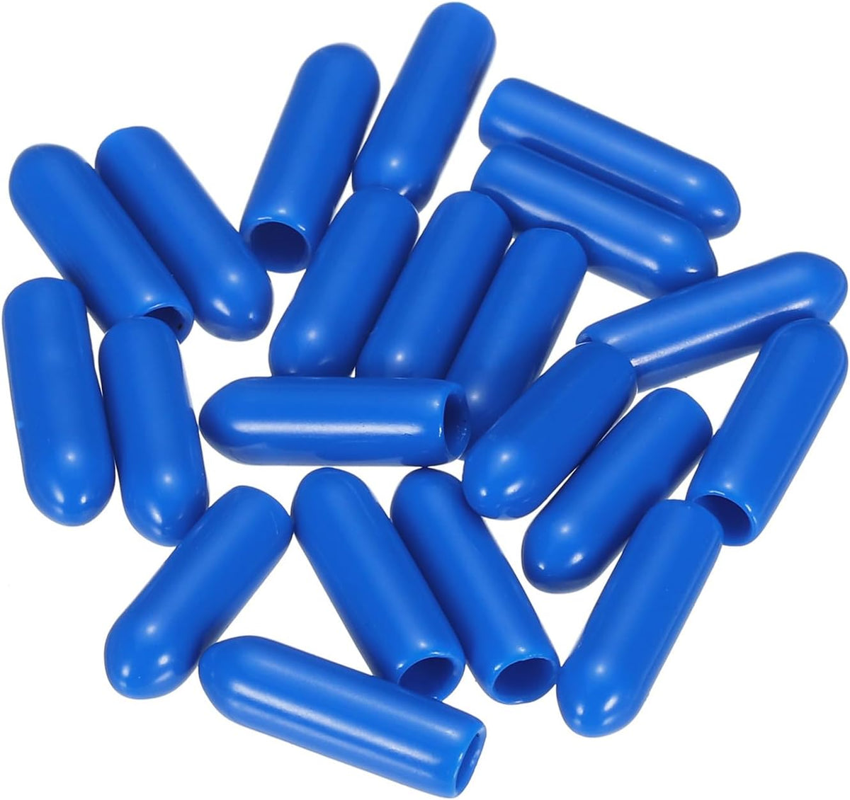 uxcell 20pcs Rubber End Caps 3.5mm ID Vinyl PVC Round Tube Bolt Cap Cover Screw Thread Protectors