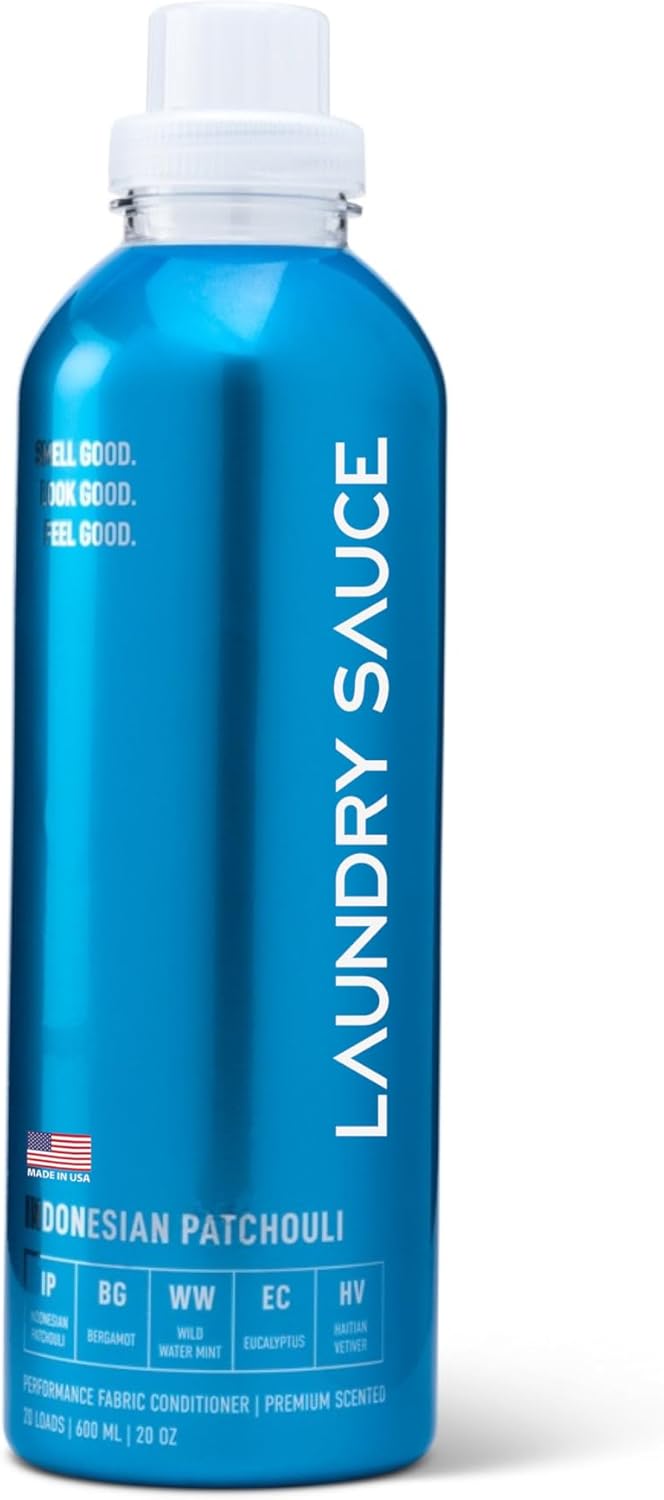 Laundry Sauce - Laundry Fabric Softener (Indonesian Patchouli) Luxury Fragrance, Softens &