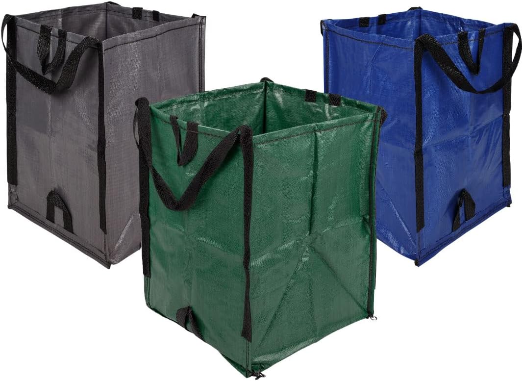 DURASACK Heavy Duty Home and Yard Bags 48-Gallon Reusable Self-Standing Lawn and Leaf Bags Garbage