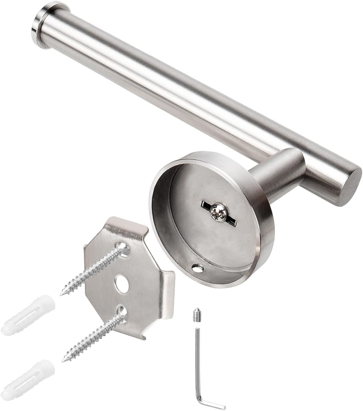 NearMoon Bathroom Toilet Paper Holder, Premium SUS304 Stainless Steel Rustproof Wall Mounted Toilet