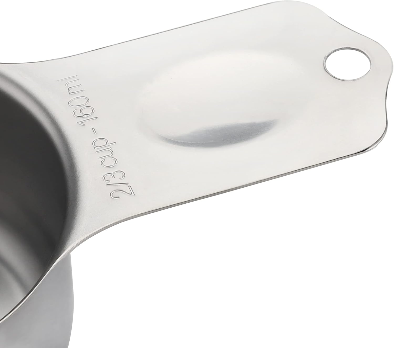 Stainless Steel Measuring Cups Set of 7 Stackable Heavy Duty Measuring Cups for Dry and Liquid